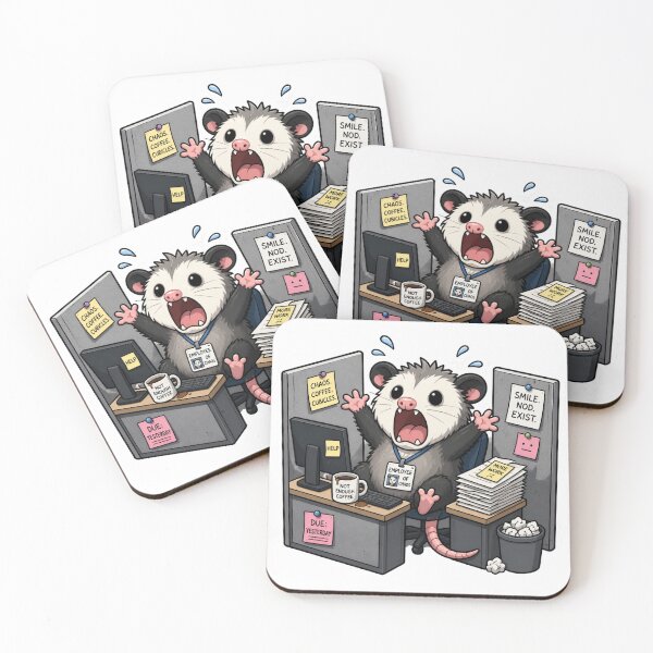 Item preview, Screaming Opossum Corporate Burnout Cubicle designed and sold by Greky.