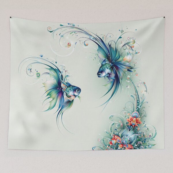 Item preview, Celestial Swirl Betta Harmony designed and sold by bloorose.