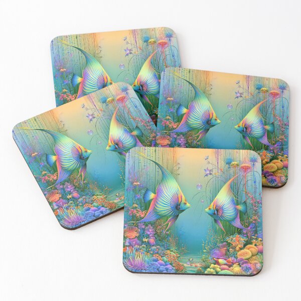 Item preview, Celestial Angelfish Duet designed and sold by bloorose.