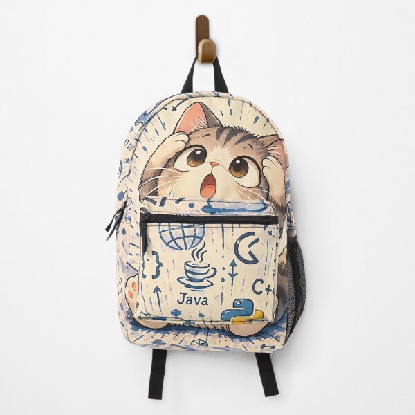 Item preview, Cute Coding Kitten Programming Overload designed and sold by Curio Meridian.