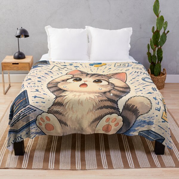 Item preview, Cute Coding Kitten Programming Overload designed and sold by Curio Meridian.