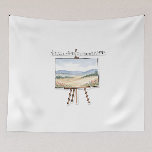Item preview, Colors Dance on Canvas Art designed and sold by NiftyWrx.