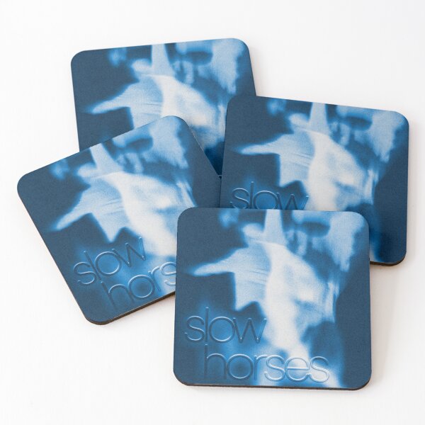 Item preview, slow horses cyanotype poster designed and sold by kathiweb.