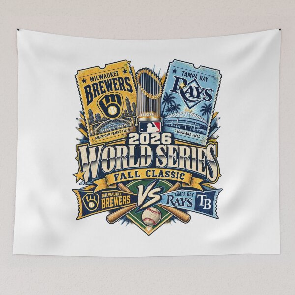 Item preview, Tampa Bay Rays vs Milwaukee Brewers 2026 World Series designed and sold by Kyrakita-art.