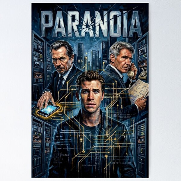 Item preview, Paranoia Thriller Fine Art Tribute designed and sold by Art's Diner.