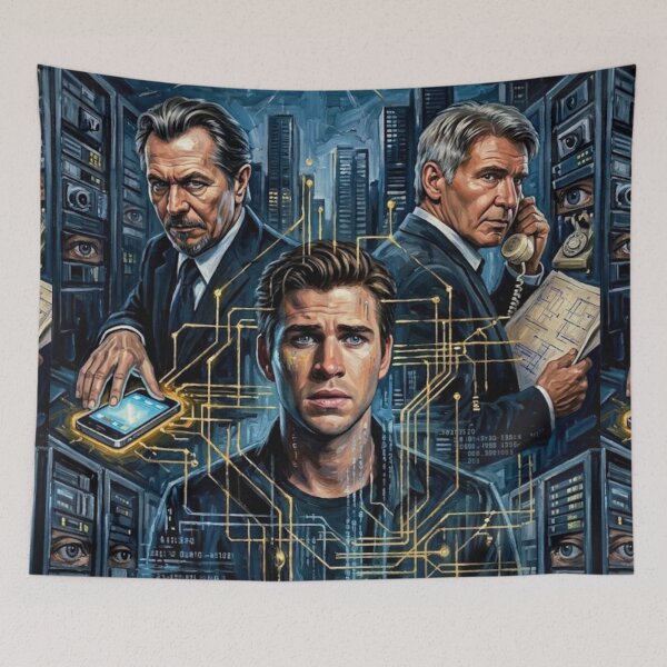 Item preview, Paranoia Thriller Fine Art Tribute designed and sold by Art's Diner.