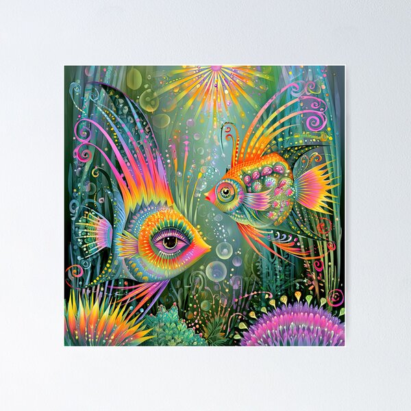 Item preview, Psychedelic Prism Ocean Passage designed and sold by bloorose.