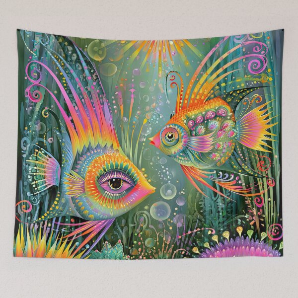 Item preview, Psychedelic Prism Ocean Passage designed and sold by bloorose.