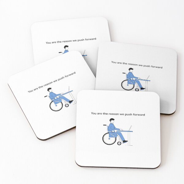 Item preview, Confident Wheelchair Professional with Inspirational Text designed and sold by NiftyWrx.