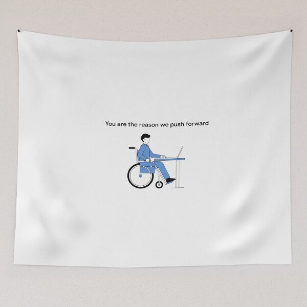 Item preview, Confident Wheelchair Professional with Inspirational Text designed and sold by NiftyWrx.