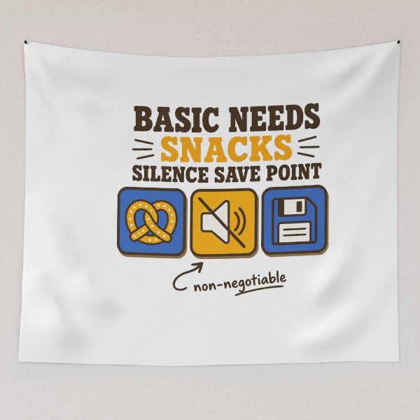 Item preview, Basic Needs Snacks Silence Save Point designed and sold by MOSIDRIP™.