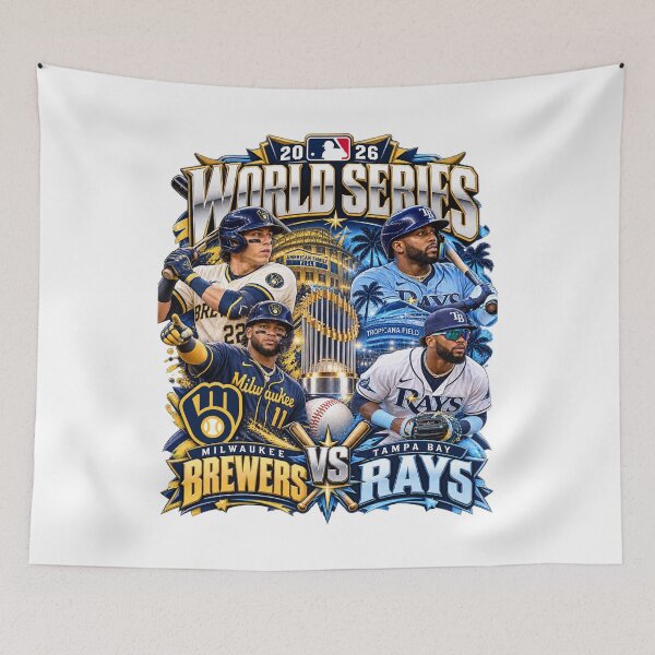 Item preview, Tampa Bay Rays vs Milwaukee Brewers 2026 World Series designed and sold by Kyrakita-art.