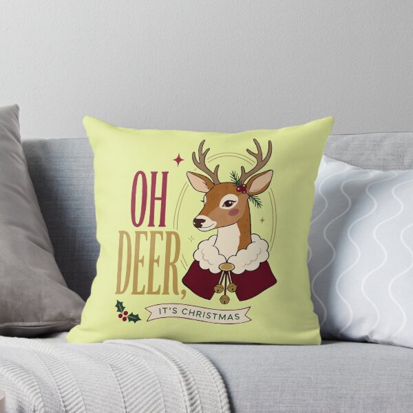Item preview, Oh Deer, It’s Christmas with Vintage Woodland Charm designed and sold by FreshVibe Prints.