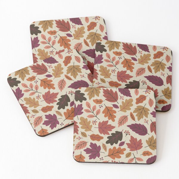 Item preview, Whimsical Autumn Leaves Repeat Pattern designed and sold by OHBOY! Handmade.