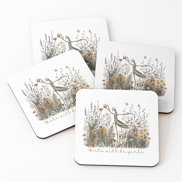 Item preview, Girls Will Be Girls - Praying Mantis - Funny Mantis - Girl Dinner Praying Mantis designed and sold by Johnstudioart.
