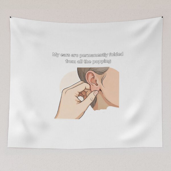 Item preview, Ears That Don't Pop Quote Art designed and sold by NiftyWrx.