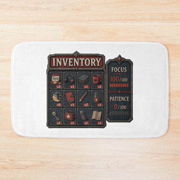 Item preview, Inventory Screen Focus Stats designed and sold by MOSIDRIP™.
