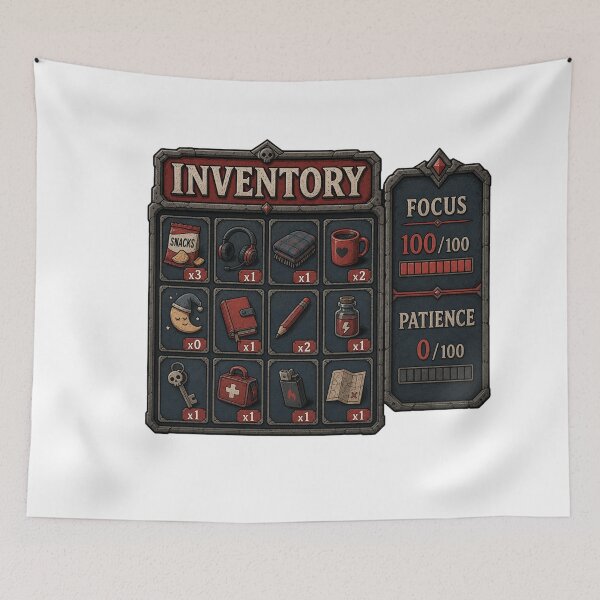 Item preview, Inventory Screen Focus Stats designed and sold by MOSIDRIP™.