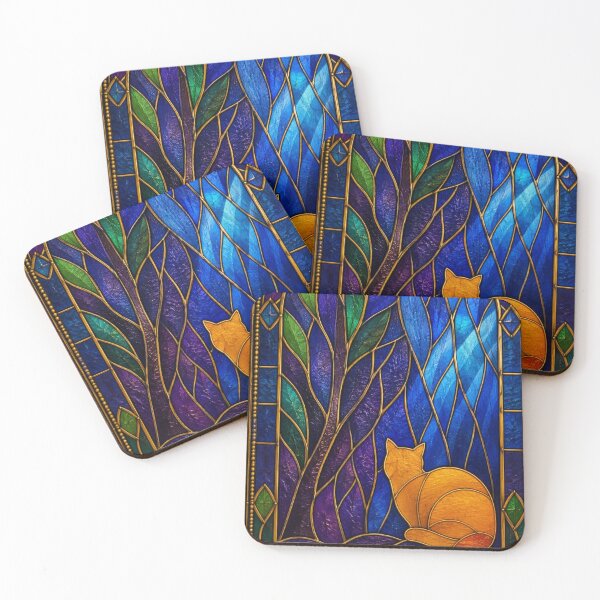 Item preview, Orange Cat Watching designed and sold by GreenNBlue.