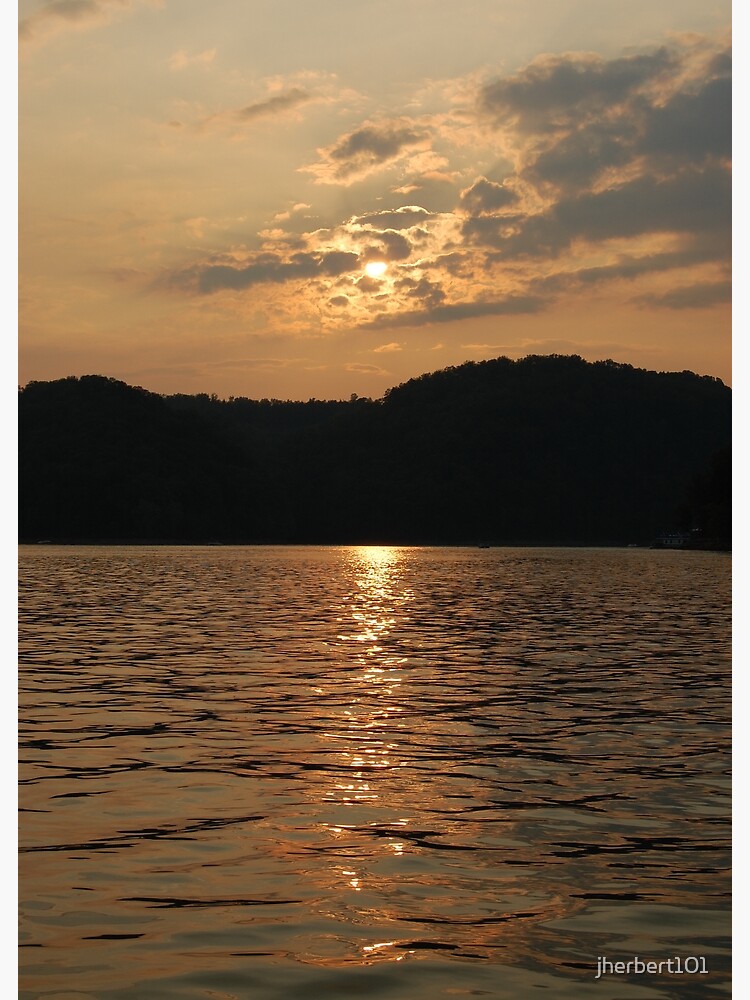 Golden Sunset On Center Hill Lake by jherbert101
