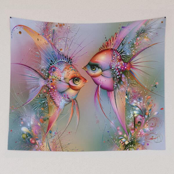 Item preview, Whimsical Coral Bloom Duet designed and sold by bloorose.