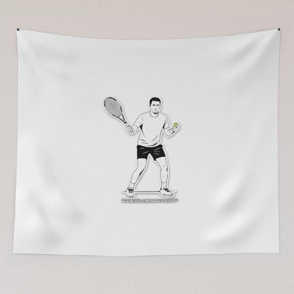 Item preview, Minimalist Tennis Player in Focus designed and sold by NiftyWrx.