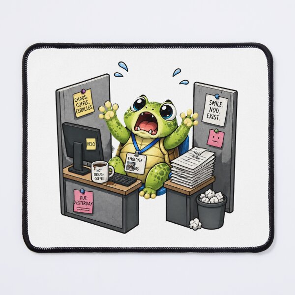 Item preview, Screaming Turtle Corporate Burnout Cubicle designed and sold by Greky.