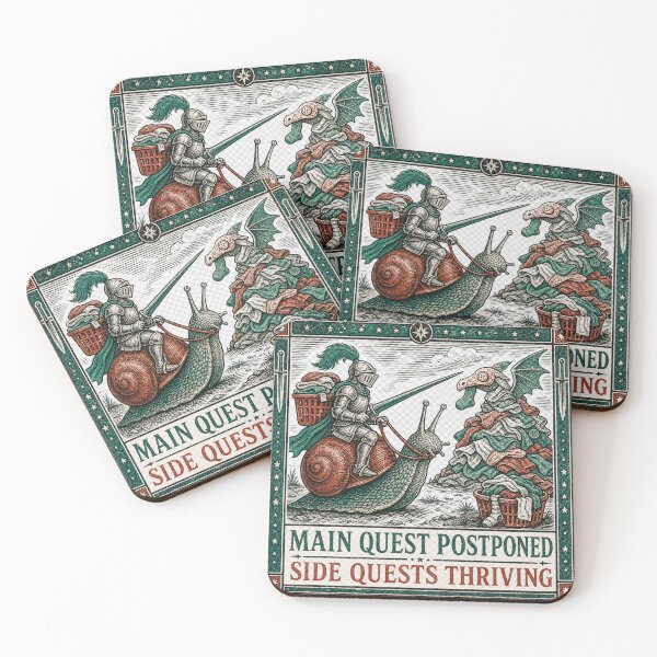 Item preview, Main Quest Postponed Side Quests Thriving designed and sold by MOSIDRIP™.