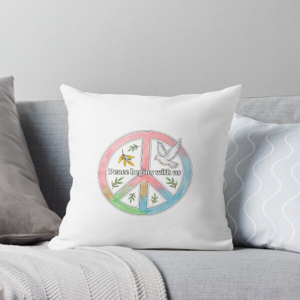 Item preview, Nostalgic Peace Sign Watercolor designed and sold by NiftyWrx.