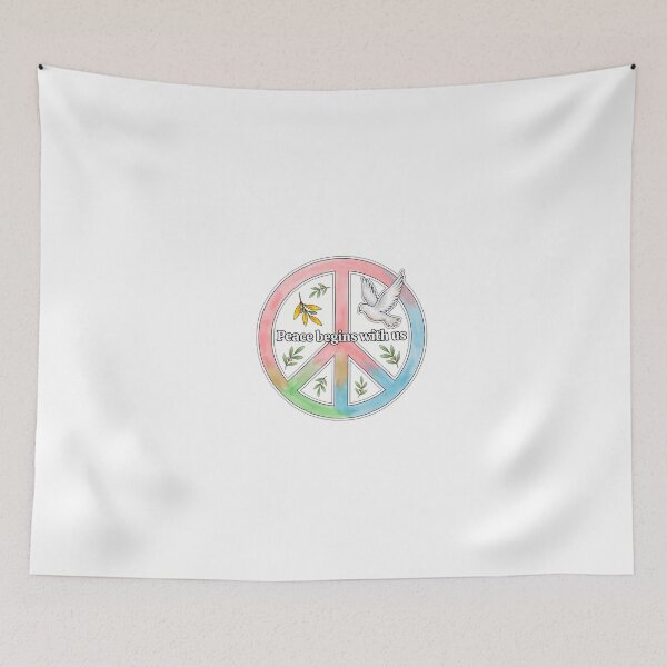 Item preview, Nostalgic Peace Sign Watercolor designed and sold by NiftyWrx.
