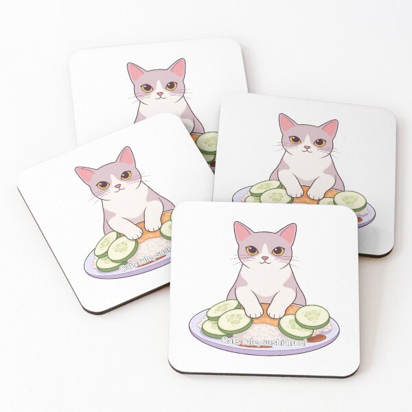 Item preview, Cats Rule Sushi Drool designed and sold by NiftyWrx.