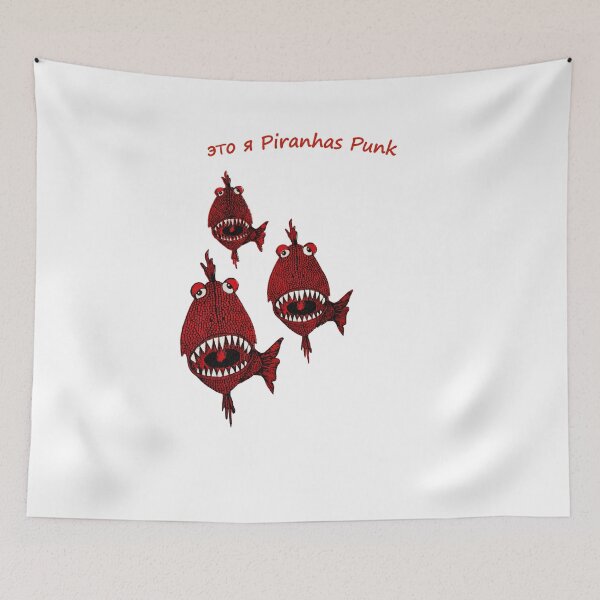Item preview, Piranhas BabyTshirt one-piece features russian outfit designed and sold by cabevo.