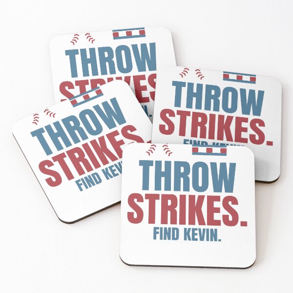 Item preview, Throw Strikes. Find Kevin. Funny Baseball Warehouse Shirt designed and sold by Dock & Diamond Co..