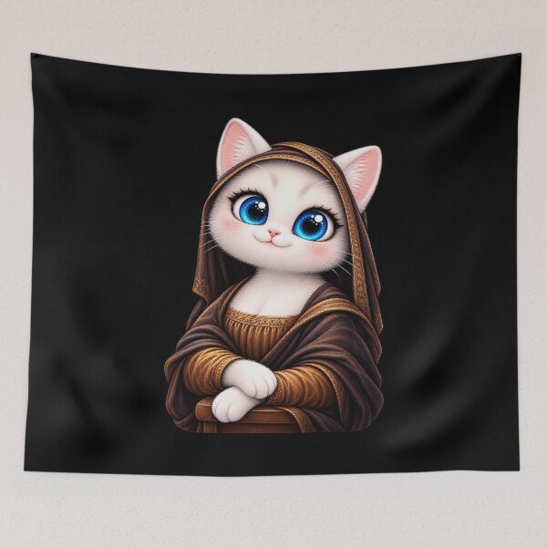 Item preview, Mona Lisa Cat  designed and sold by Meow Story .