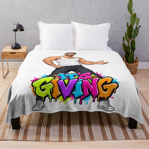 Item preview, It's Giving Gay Graffiti Man Illustration designed and sold by Daddy Issues Illustrations.