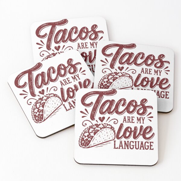 Item preview, Tacos Are My Love Language — Funny Taco Mexican Food designed and sold by BlueFernSupply.