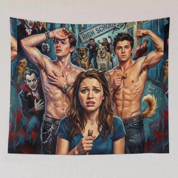 Item preview, Vampires Suck Parody Comedy Fine Art Tribute designed and sold by Art's Diner.