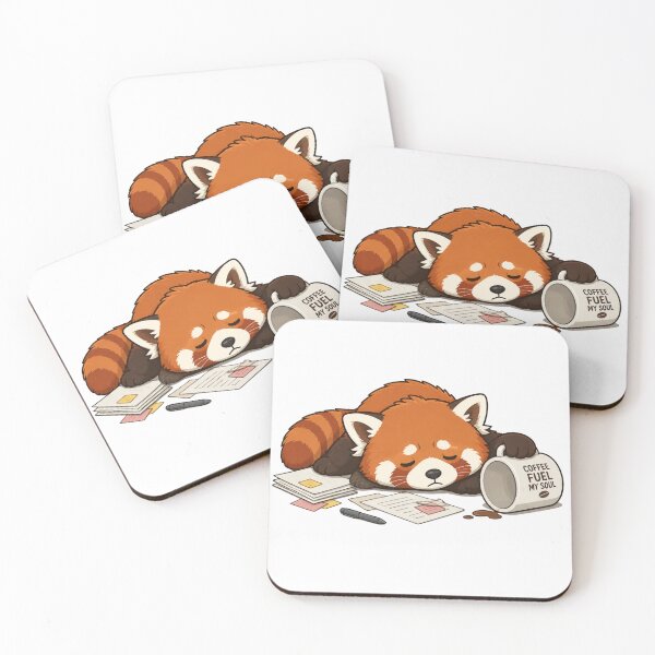 Item preview, Tired Red Panda Empty Coffee Mug Office Humor designed and sold by Greky.