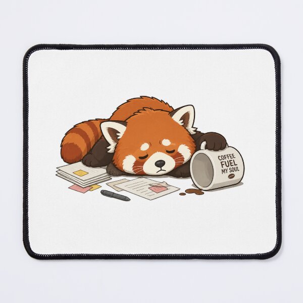Item preview, Tired Red Panda Empty Coffee Mug Office Humor designed and sold by Greky.