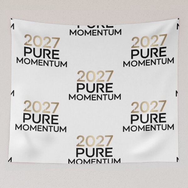 Item preview, 2027 Pure Momentum - Motivational Minimalist Gold and Black Typography Design designed and sold by Nubian Style.
