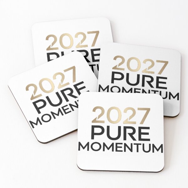 Item preview, 2027 Pure Momentum - Motivational Minimalist Gold and Black Typography Design designed and sold by Nubian Style.