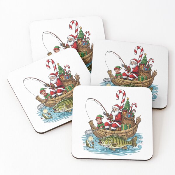Item preview, Santa's Christmas Fishing Adventure designed and sold by BladiWChampion.