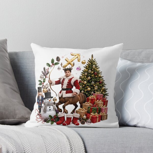 Item preview, Sagittarius Centaur Santa Christmas Tree Zodiac designed and sold by Zodiac Celestial Art.