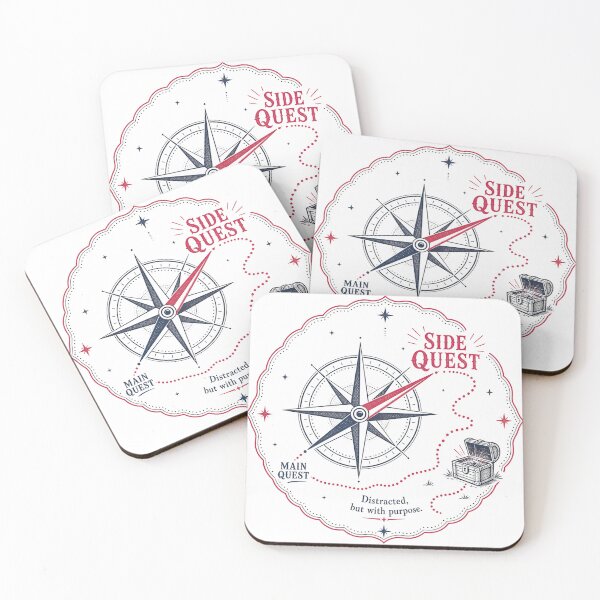 Item preview,  Side Quest Compass Distracted With Purpose designed and sold by MOSIDRIP™.
