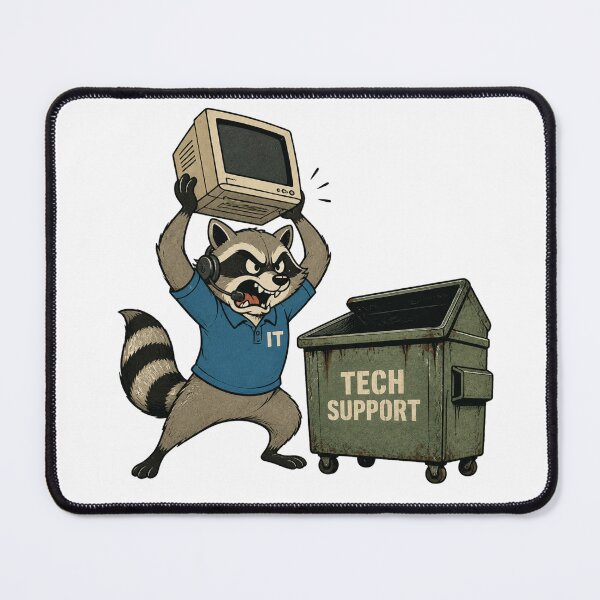Item preview, HAVE YOU TRIED SMASHING IT AGAINST A TRASH CAN? designed and sold by Greky.