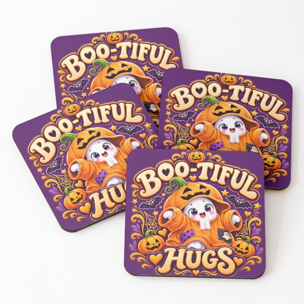 Item preview, Cute Witch Ghost No Tricks Just Treats Halloween designed and sold by M. Mamdouh Artworks.