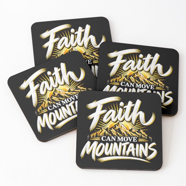 Item preview, Faith Can Move Mountains – Inspirational Faith Design designed and sold by mygiftideas.