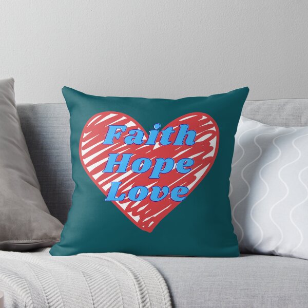 Item preview, Copy of Faith Hope Love – Inspirational Watercolor Heart Quote Design designed and sold by Evelashop.