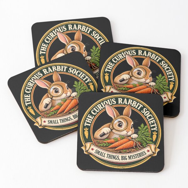 Item preview, The Curious Rabbit Society – Funny Rabbit Detective designed and sold by QuietSpark.