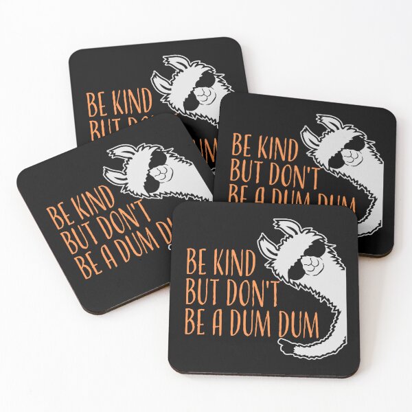 Item preview, Be kind but don't be a dum dum Llama Cool Sunglasses designed and sold by shirt-o-mat.